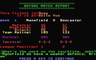 Graduate Manager atari screenshot